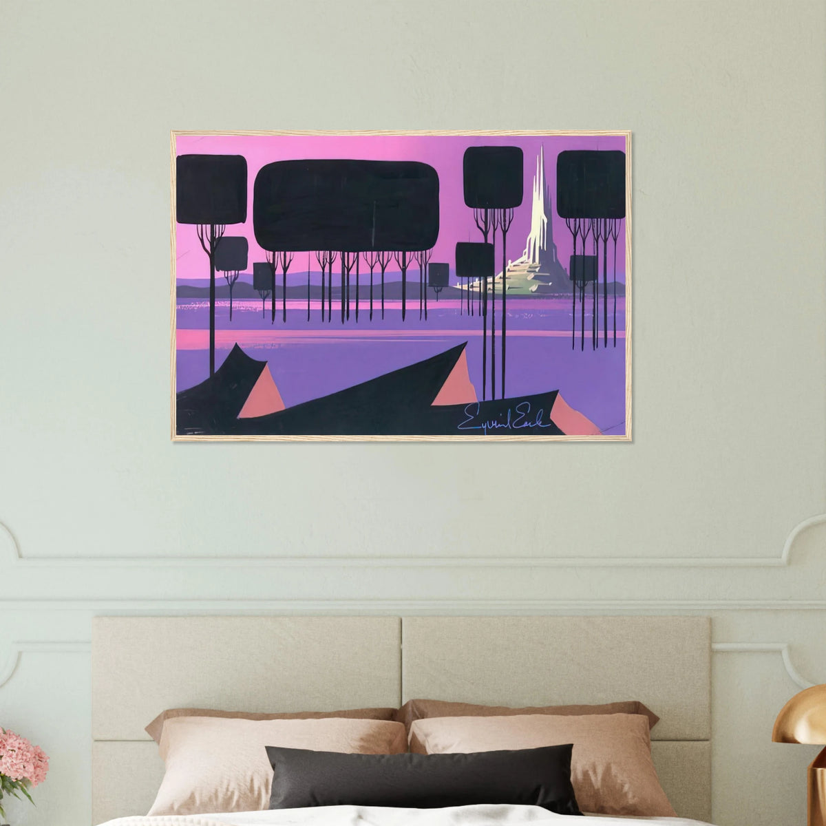 Sleeping Beauty Framed Poster | Eyvind Earle Framed Prints Wall Art | Eyvind Earle Prints