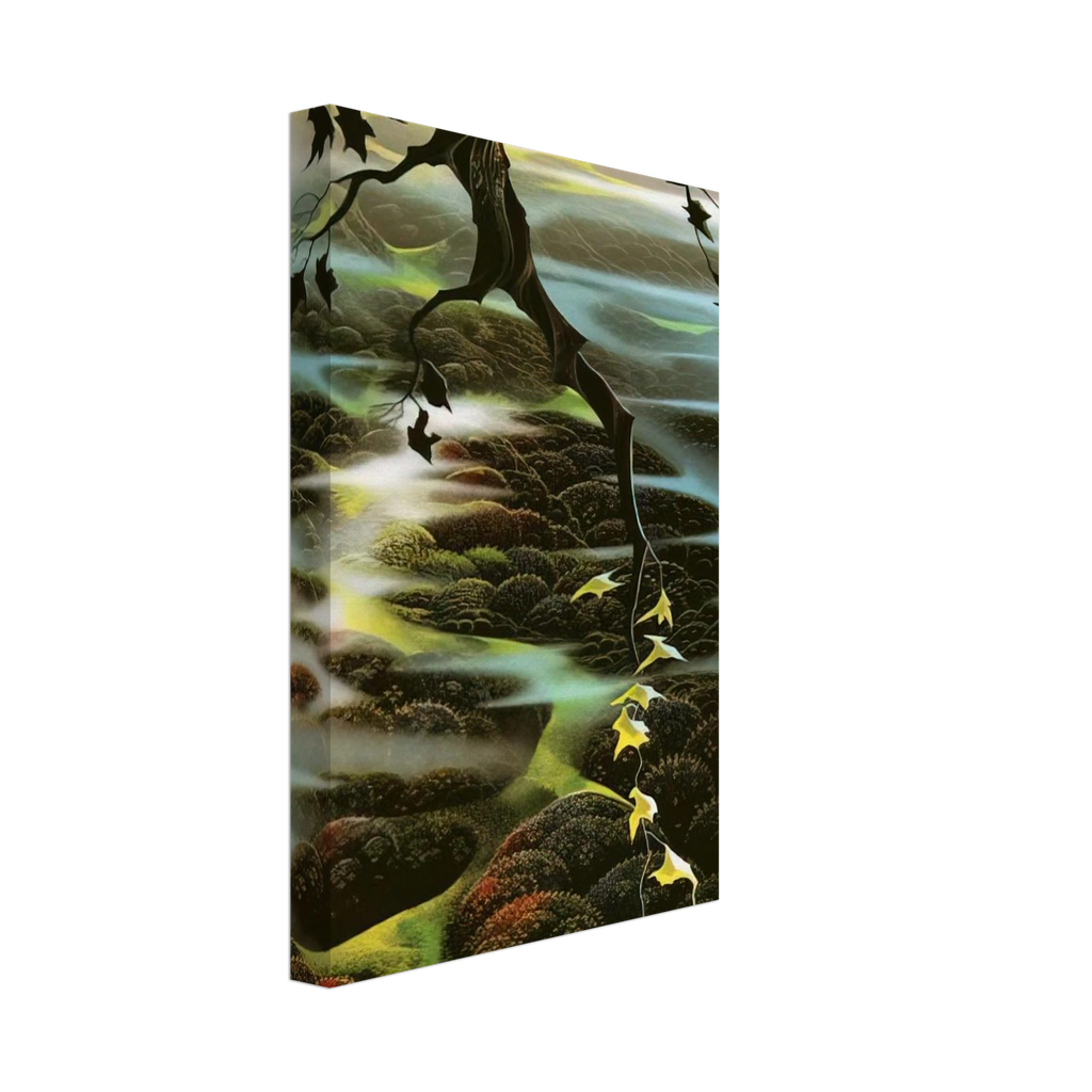 Fog Laced Hills Canvas | Eyvind Earle Canvas | Eyvind Earle Prints