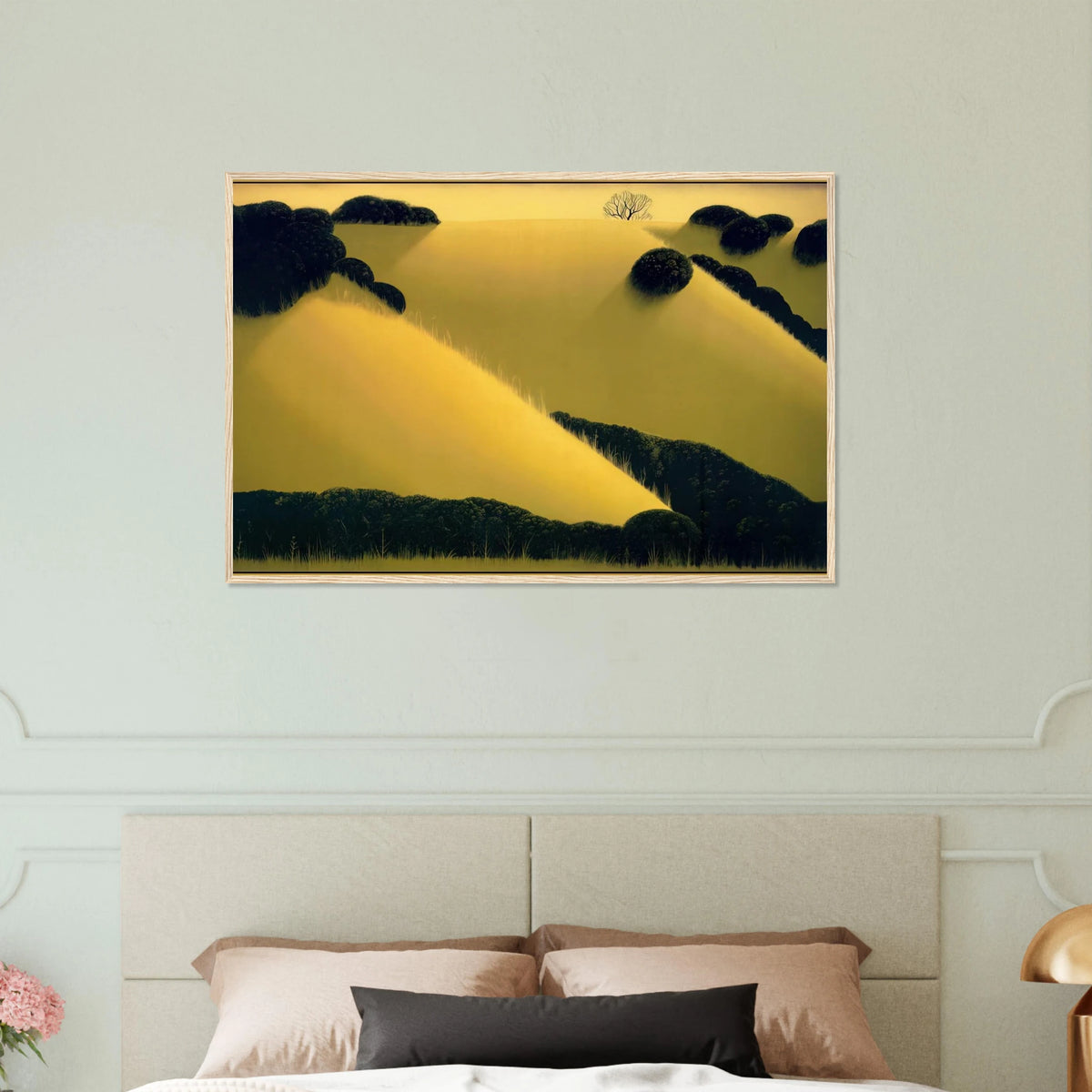 Golden Hills Framed Poster | Eyvind Earle Framed Prints Wall Art | Eyvind Earle Prints