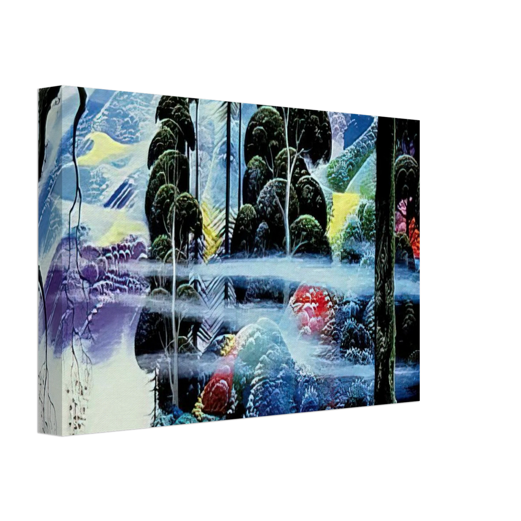 Along the Coast Canvas | Eyvind Earle Canvas | Eyvind Earle Prints