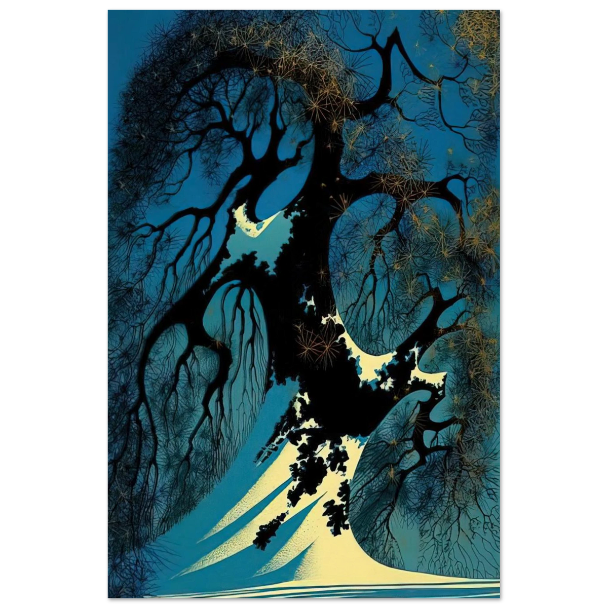 Winter Bonsai Poster | Eyvind Earle Poster | Eyvind Earle Prints