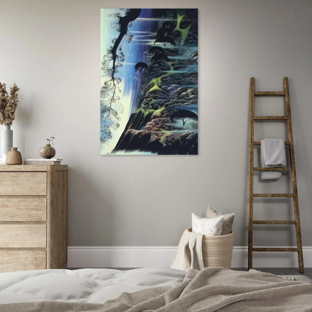 Steep Coast Line Poster | Eyvind Earle Poster | Eyvind Earle Prints