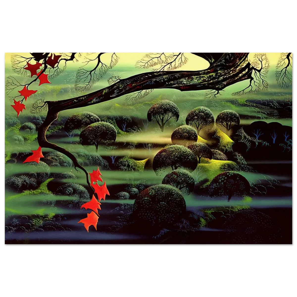 Valley of Mystery Poster | Eyvind Earle Poster | Eyvind Earle Prints
