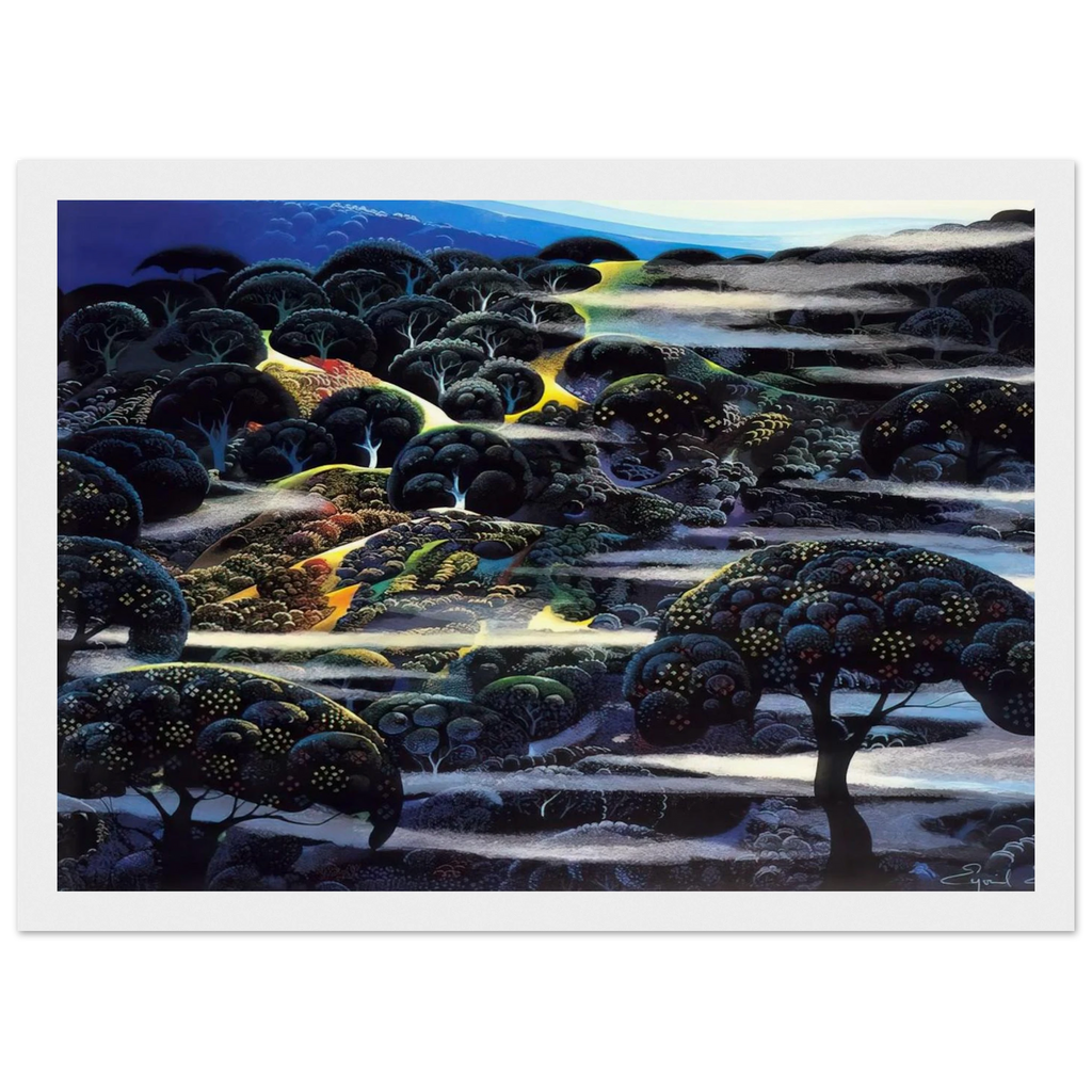 Garden of Eden Framed Poster | Eyvind Earle Framed Prints Wall Art | Eyvind Earle Prints
