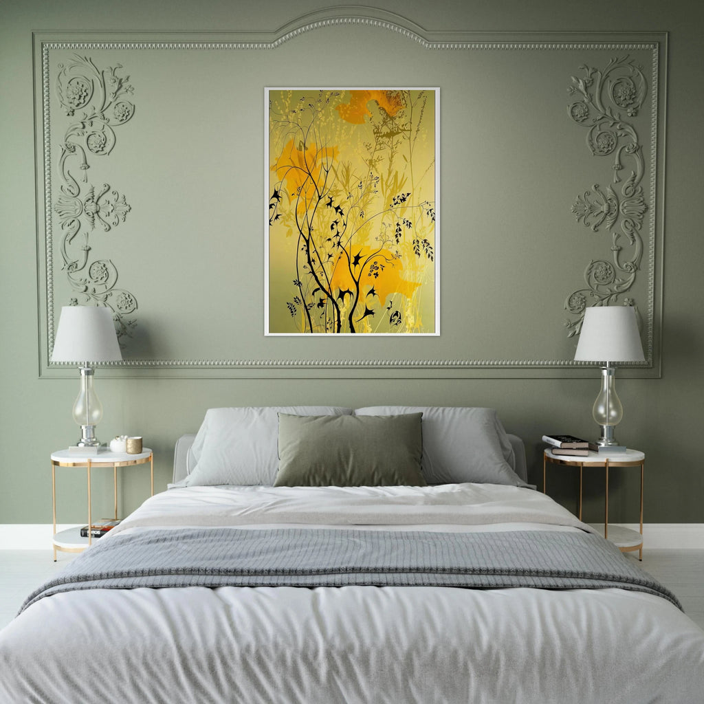 Wild Flowers Framed Poster | Eyvind Earle Framed Prints Wall Art | Eyvind Earle Prints