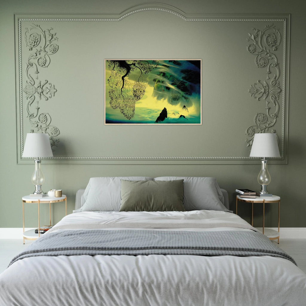 A Swirl of Fog Framed Poster | Eyvind Earle Framed Prints Wall Art | Eyvind Earle Prints