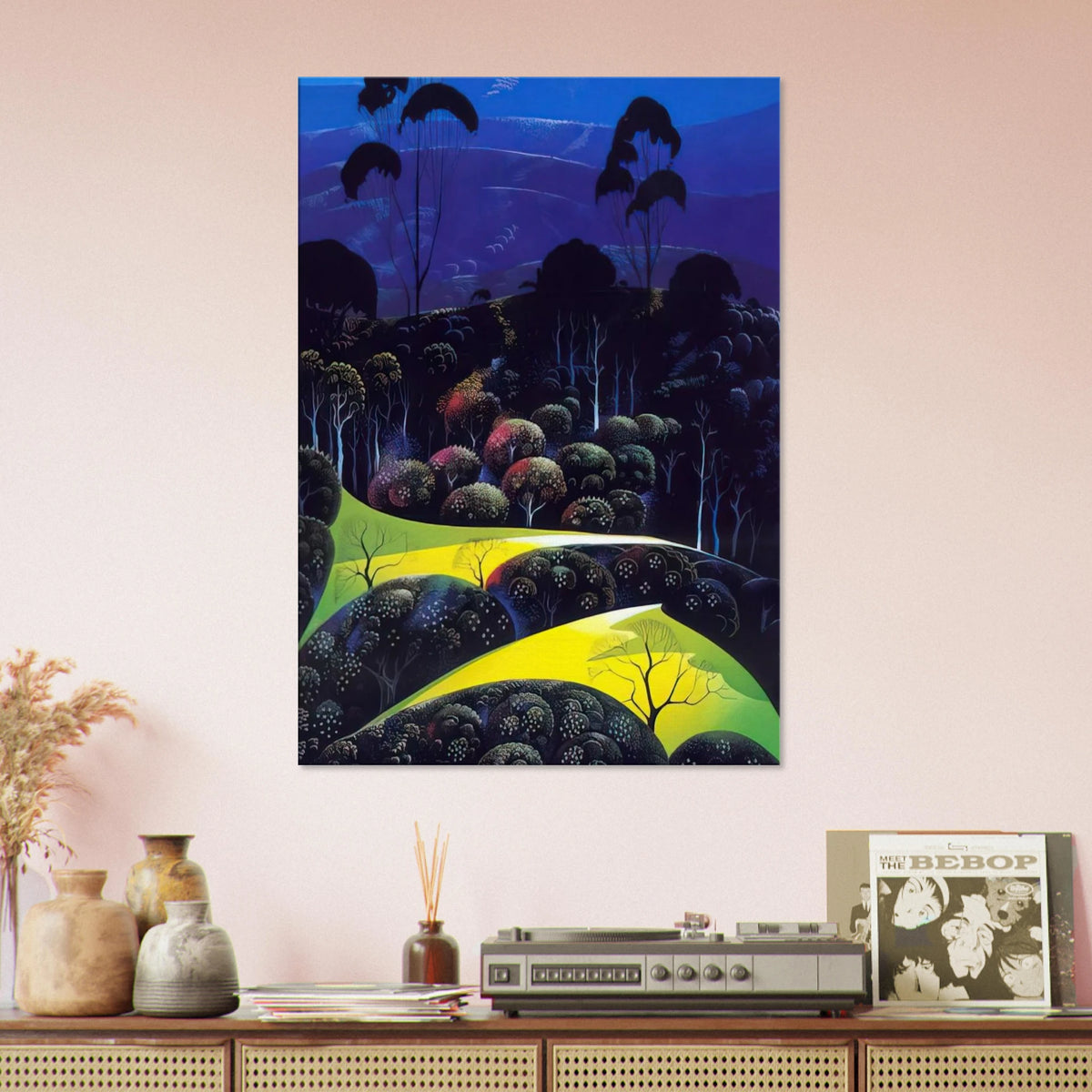 Inland from the Sea Canvas | Eyvind Earle Canvas | Eyvind Earle Prints