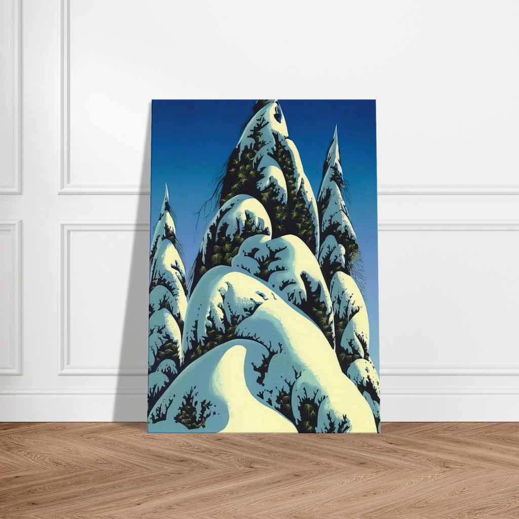 New Fallen Snow Canvas | Eyvind Earle Canvas | Eyvind Earle Prints