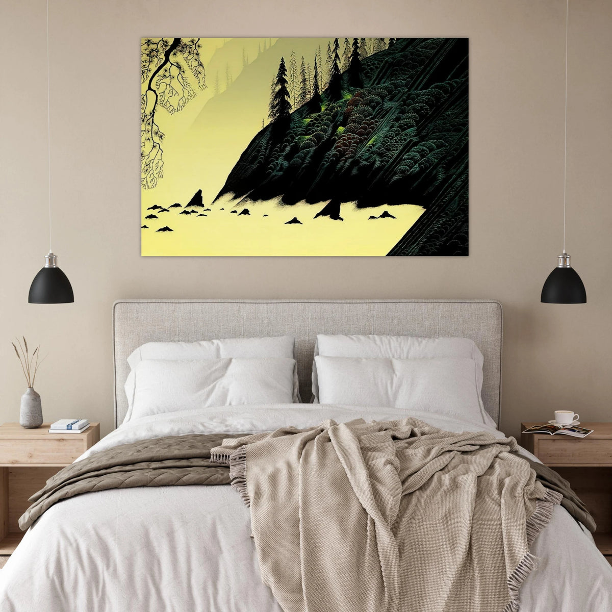 Spruce Redwood and Pine Poster | Eyvind Earle Poster | Eyvind Earle Prints