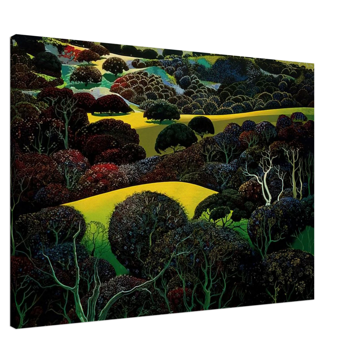 Santa Ynez Memories Canvas | Eyvind Earle Canvas | Eyvind Earle Prints