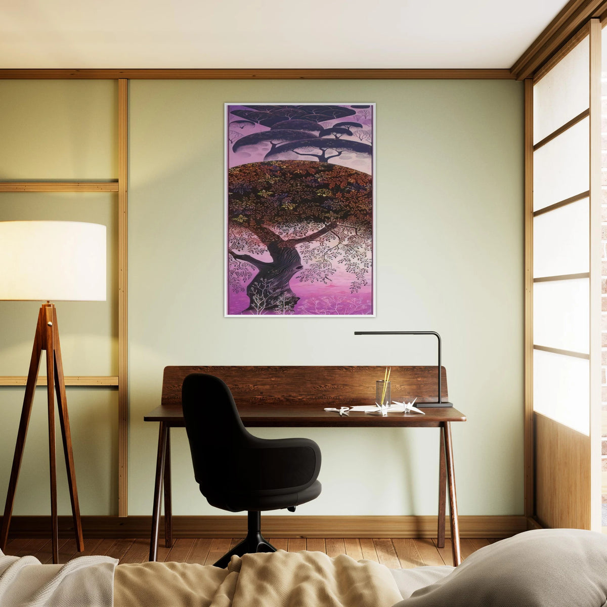 California Tapestry Framed Poster | Eyvind Earle Framed Prints Wall Art | Eyvind Earle Prints