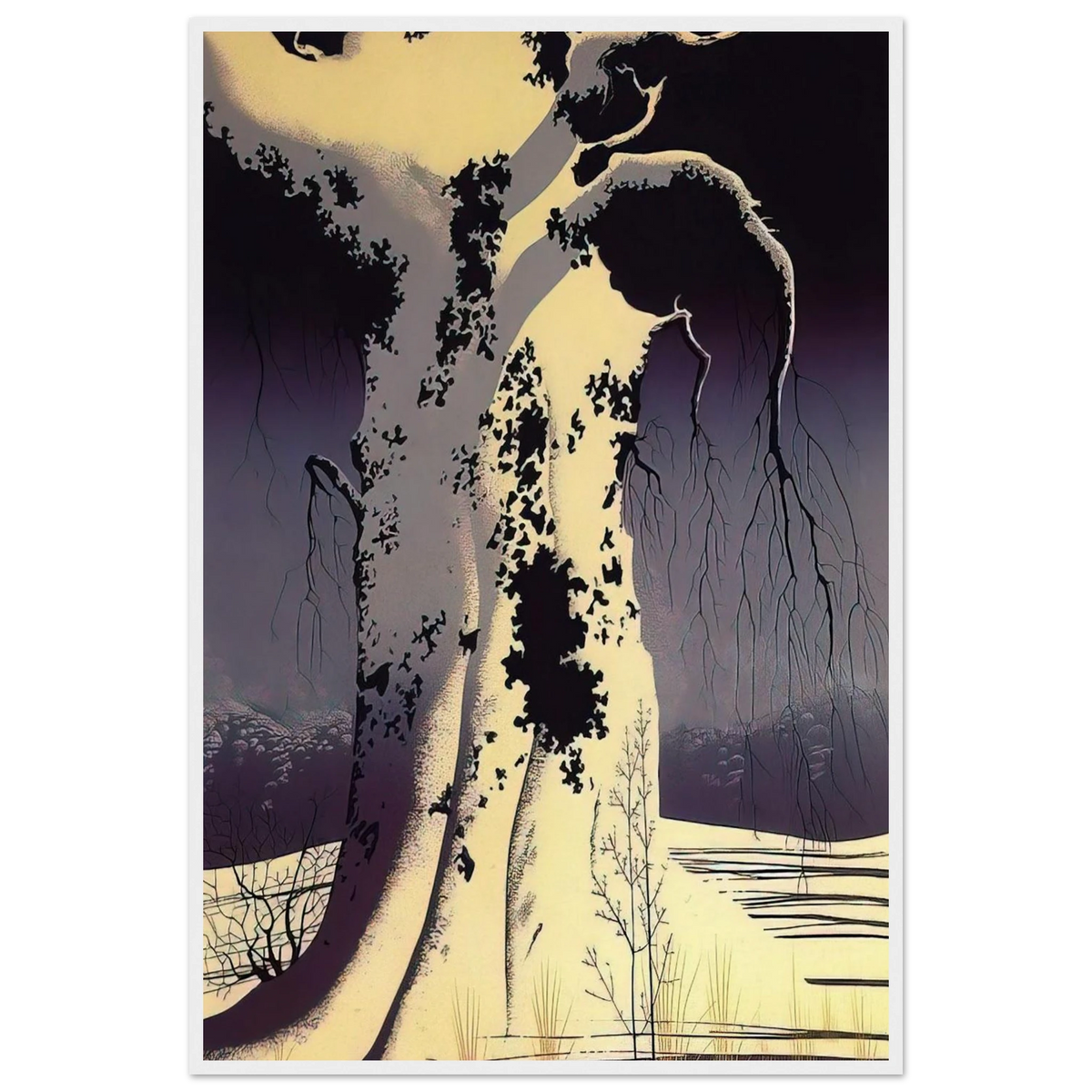 Black Oak Framed Poster | Eyvind Earle Framed Prints Wall Art | Eyvind Earle Prints
