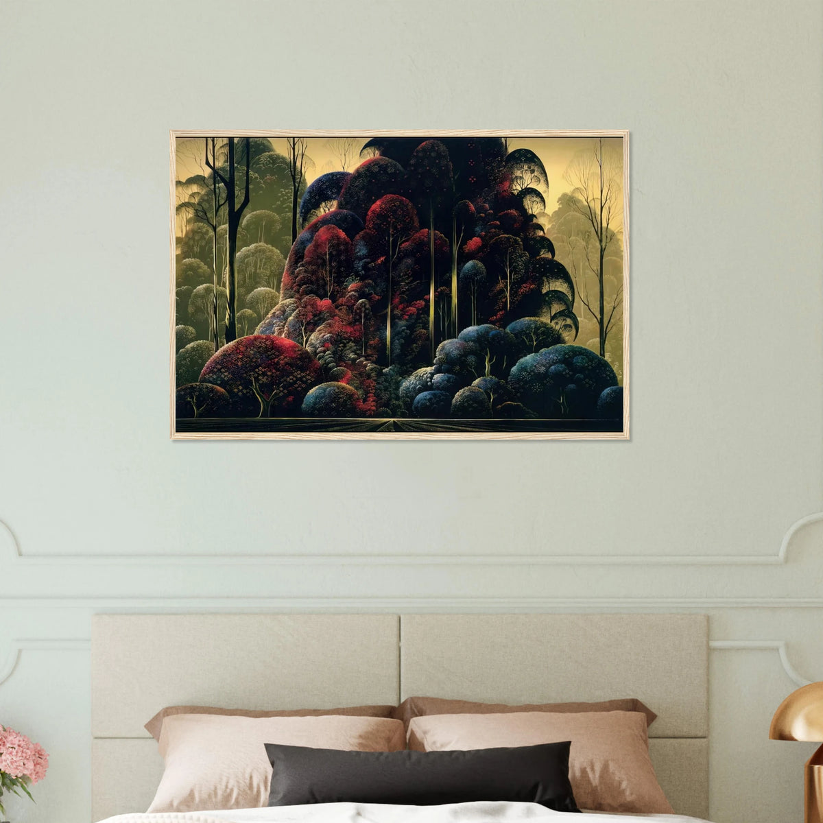 Wind Breaks Framed Poster | Eyvind Earle Framed Prints Wall Art | Eyvind Earle Prints