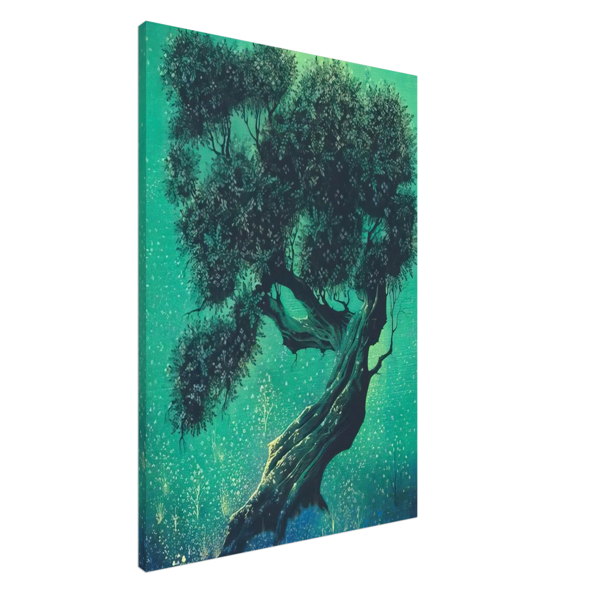 Solitary Bonsai Canvas | Eyvind Earle Canvas | Eyvind Earle Prints
