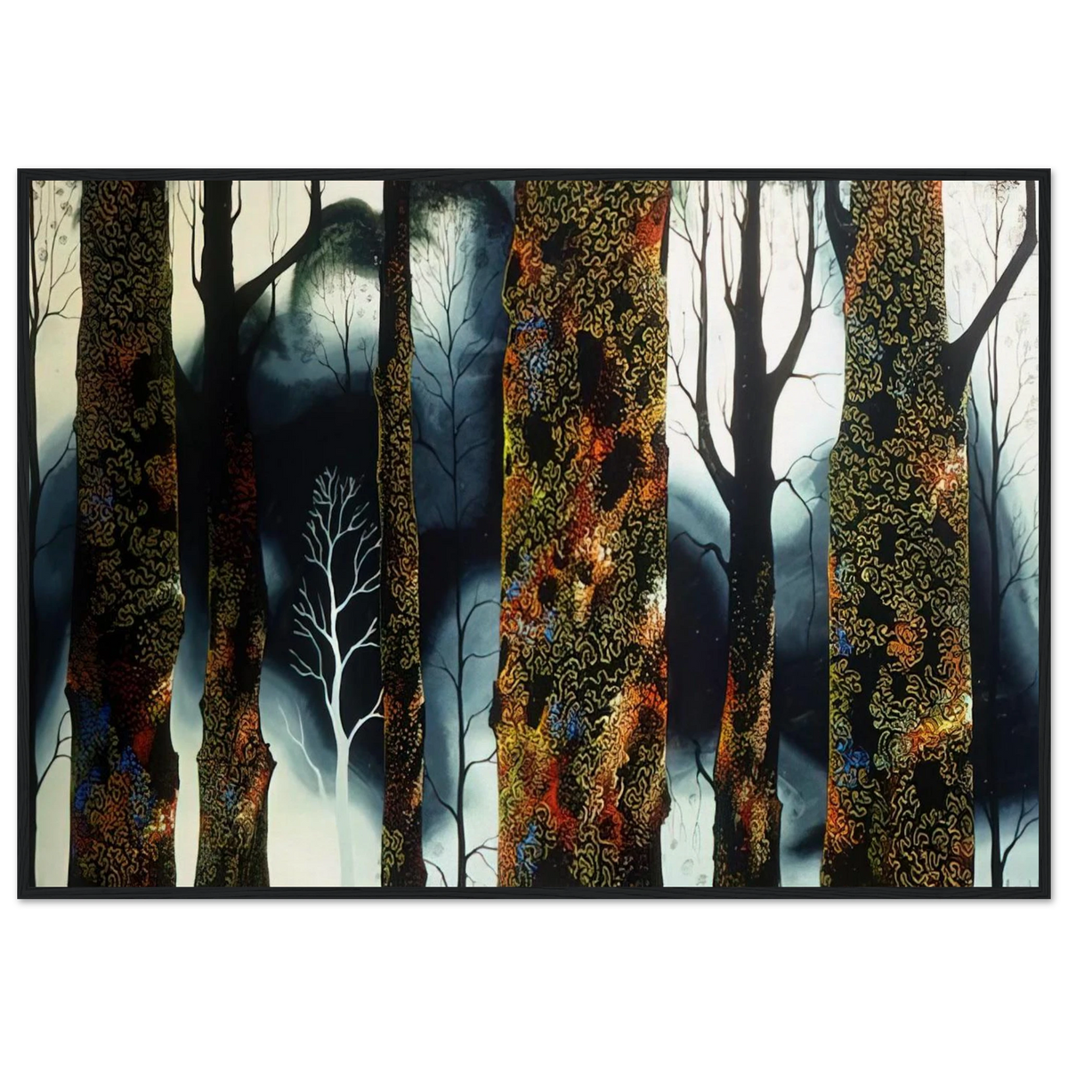 Jewel Trees Framed Poster | Eyvind Earle Framed Prints Wall Art | Eyvind Earle Prints