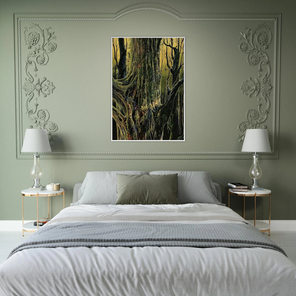 Ancient Tree Framed Poster | Eyvind Earle Framed Prints Wall Art | Eyvind Earle Prints