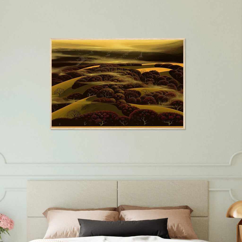 When the Fog Rolls In Framed Poster | Eyvind Earle Framed Prints Wall Art | Eyvind Earle Prints