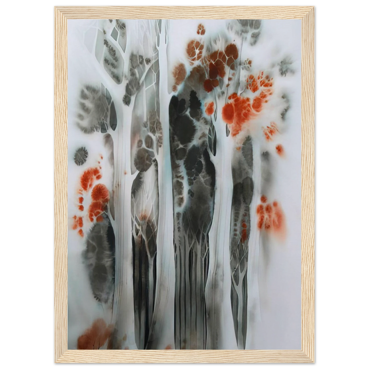 Autumn Forest Framed Poster | Eyvind Earle Framed Prints Wall Art | Eyvind Earle Prints