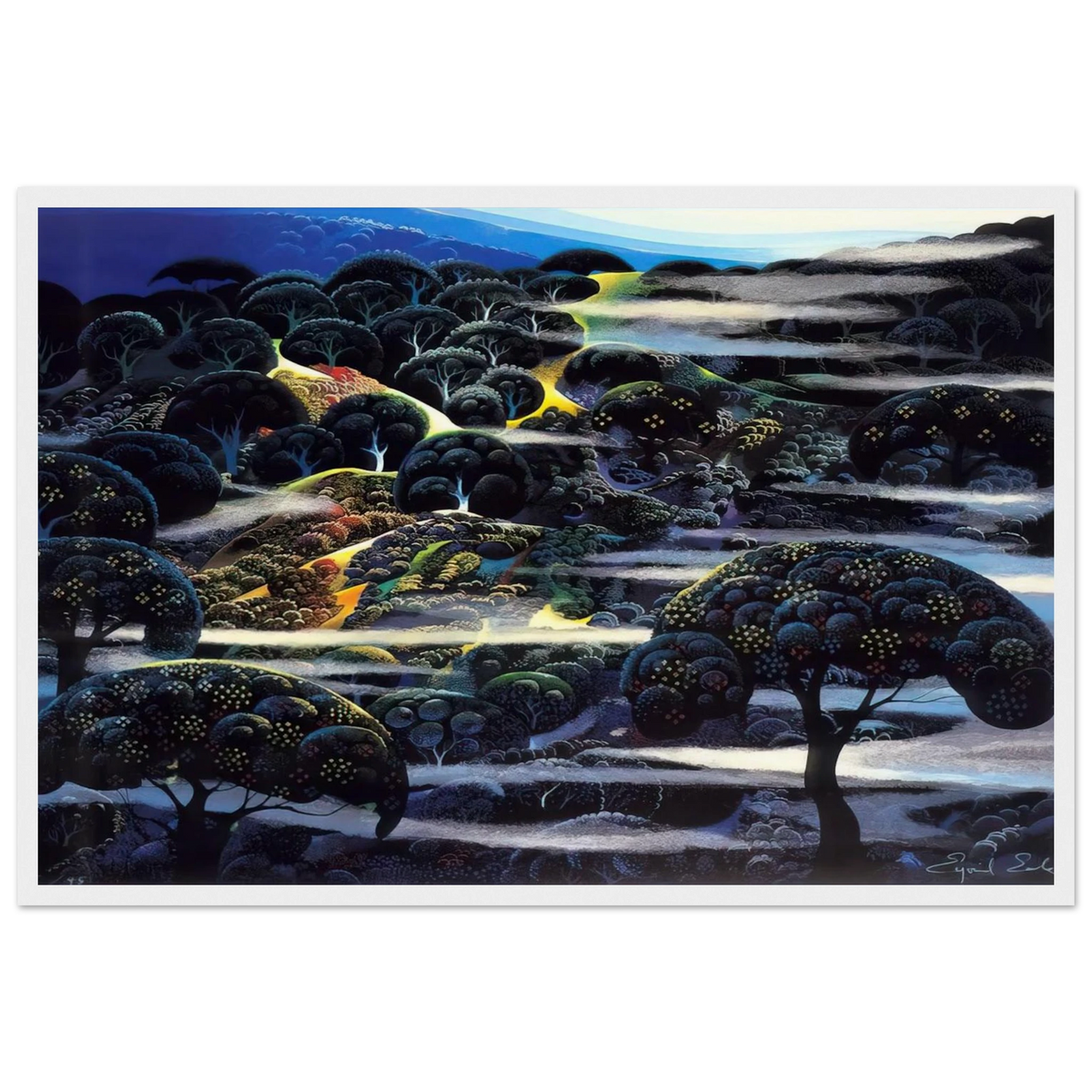 Garden of Eden Framed Poster | Eyvind Earle Framed Prints Wall Art | Eyvind Earle Prints