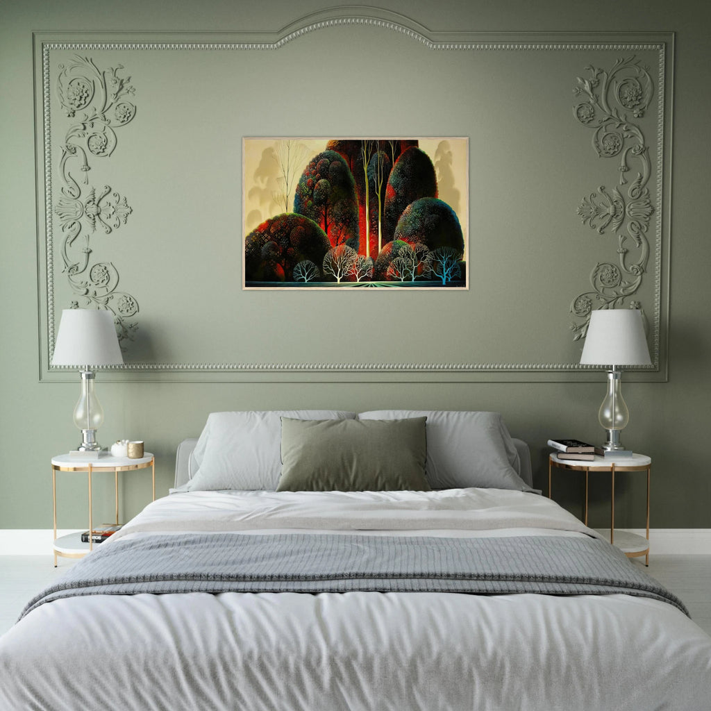 California Orchid Framed Poster | Eyvind Earle Framed Prints Wall Art | Eyvind Earle Prints