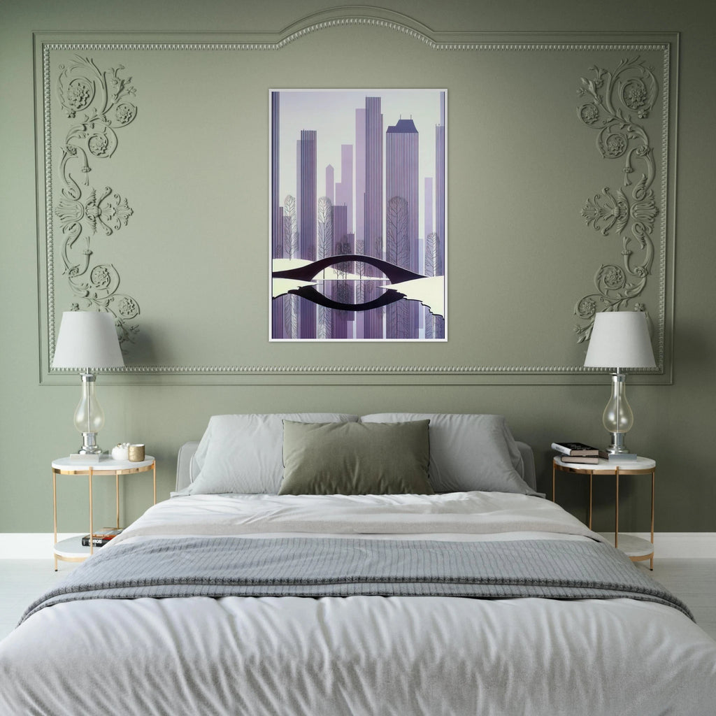 Central Park Framed Poster | Eyvind Earle Framed Prints Wall Art | Eyvind Earle Prints