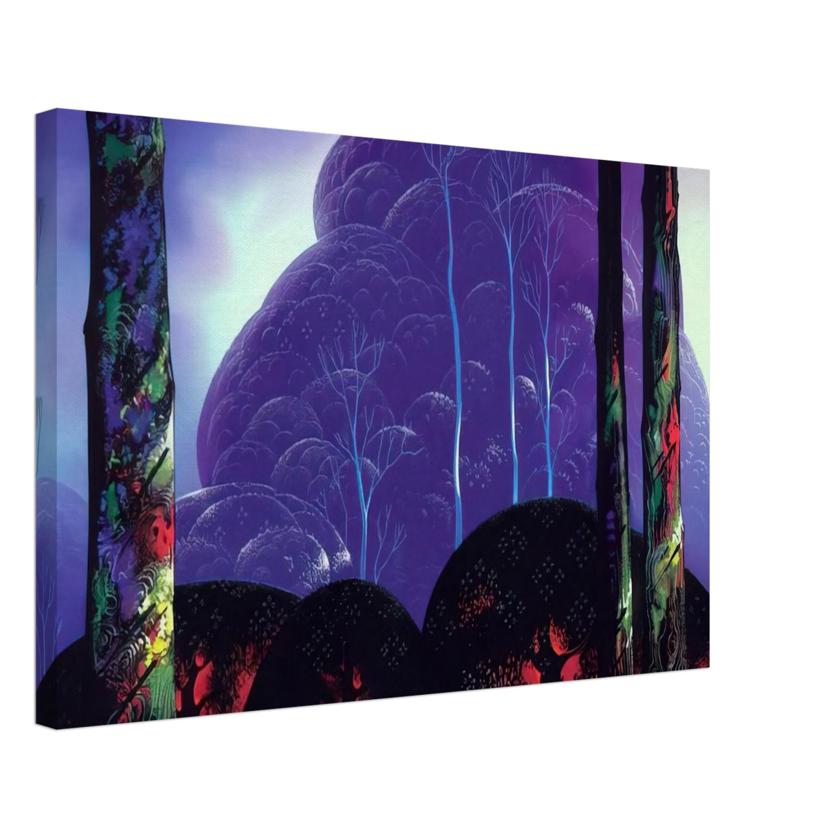 Purple Sunset Canvas | Eyvind Earle Canvas | Eyvind Earle Prints