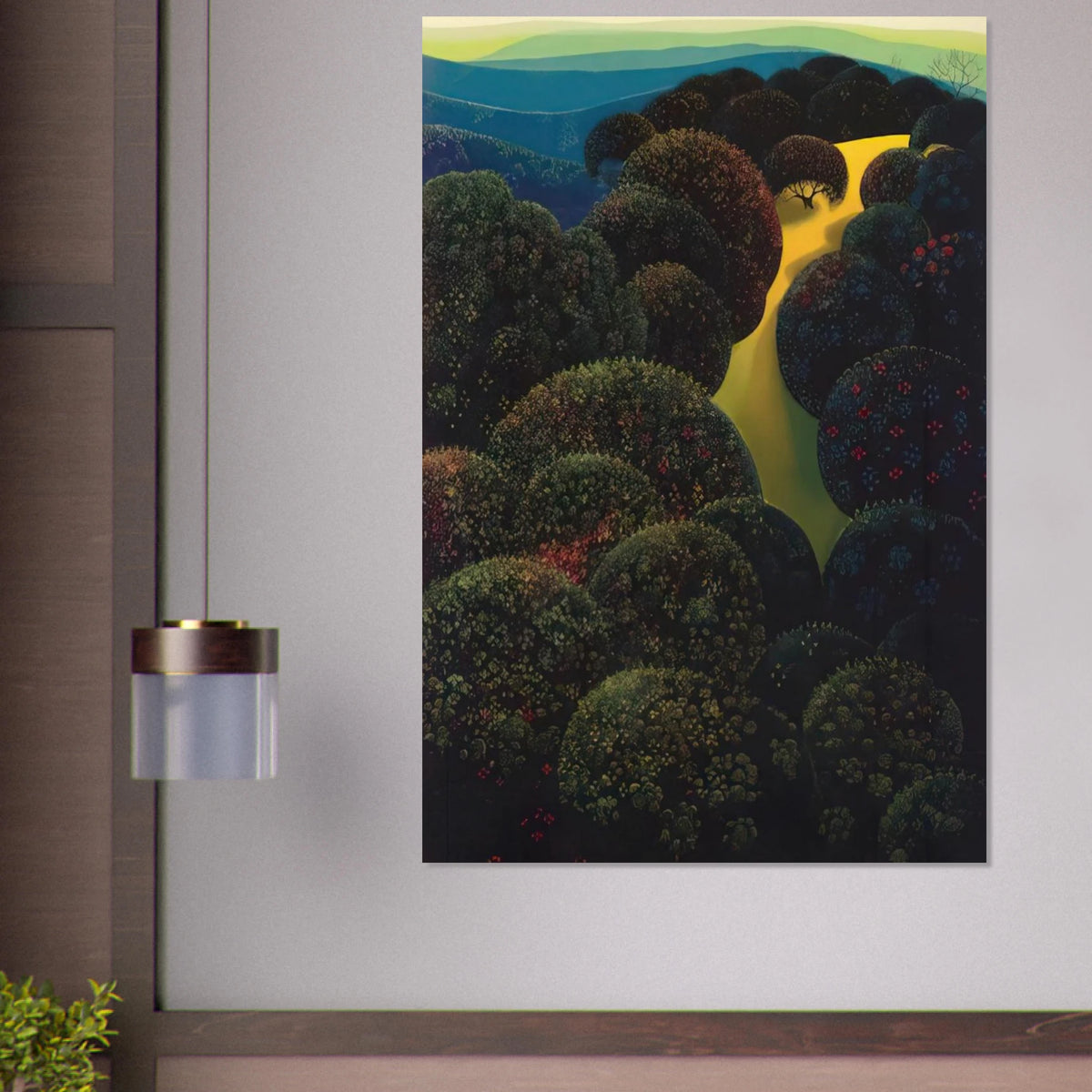 Hidden Pasture Poster | Eyvind Earle Poster | Eyvind Earle Prints