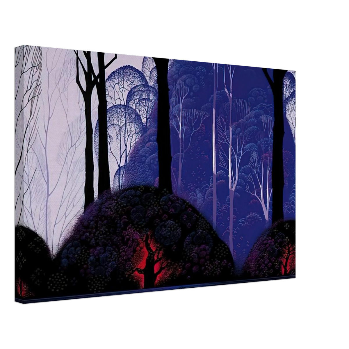 Purple Eucalyptus Canvas | Eyvind Earle Canvas | Eyvind Earle Prints