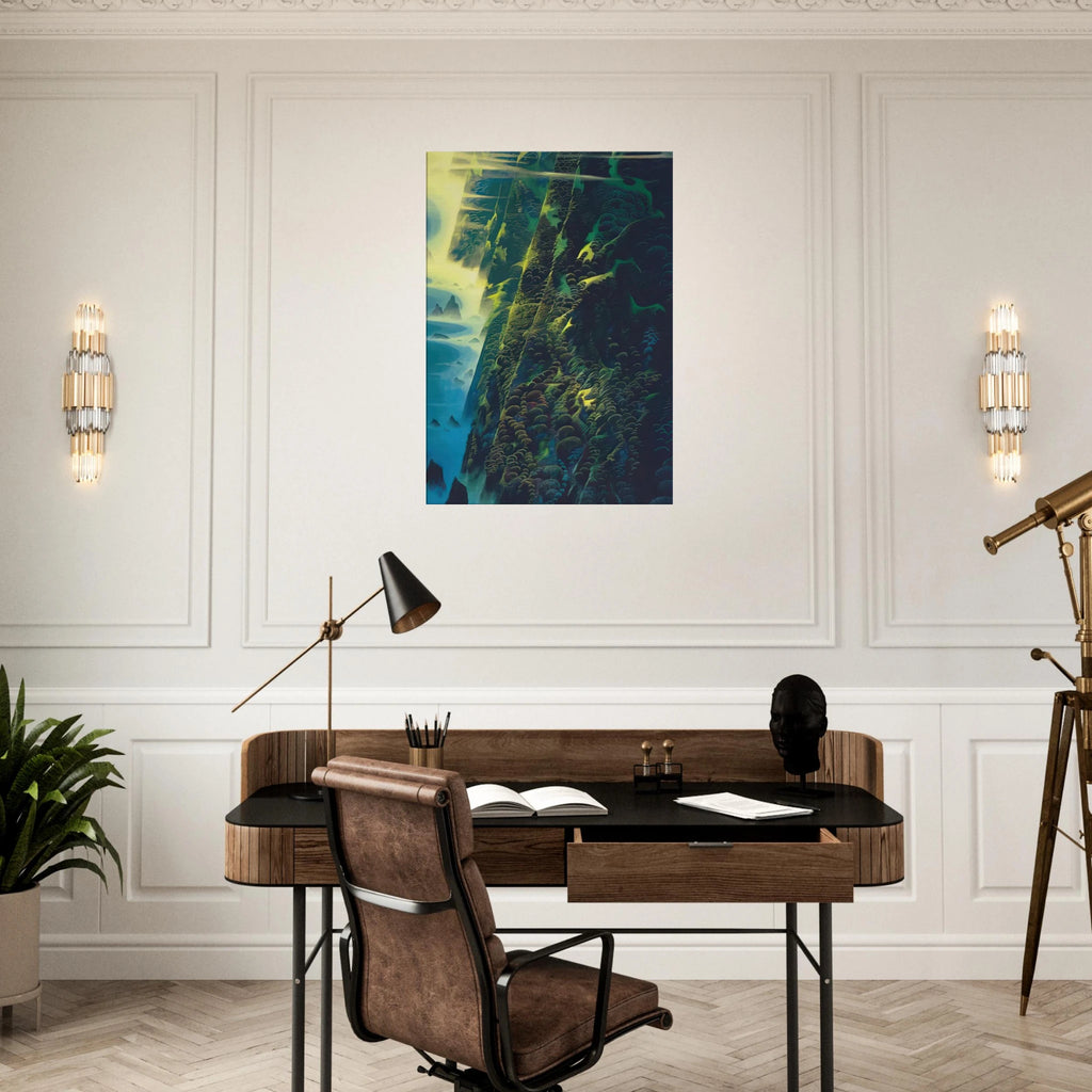 Jeweled Cliffs Canvas | Eyvind Earle Canvas | Eyvind Earle Prints