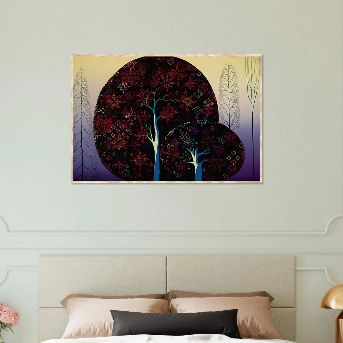 A Tree Poem Framed Poster | Eyvind Earle Framed Prints Wall Art | Eyvind Earle Prints