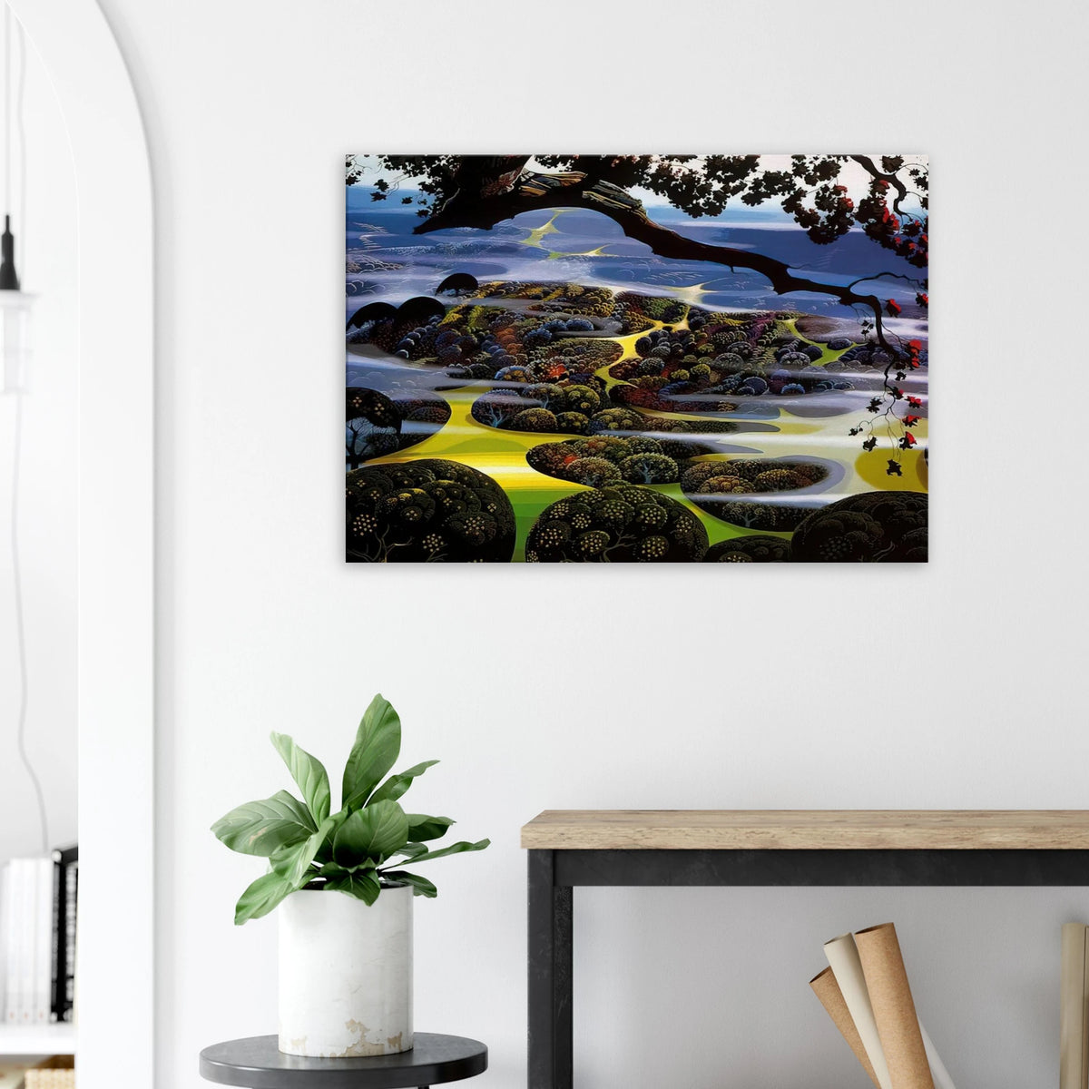 Mystic Mountain Canvas | Eyvind Earle Canvas | Eyvind Earle Prints