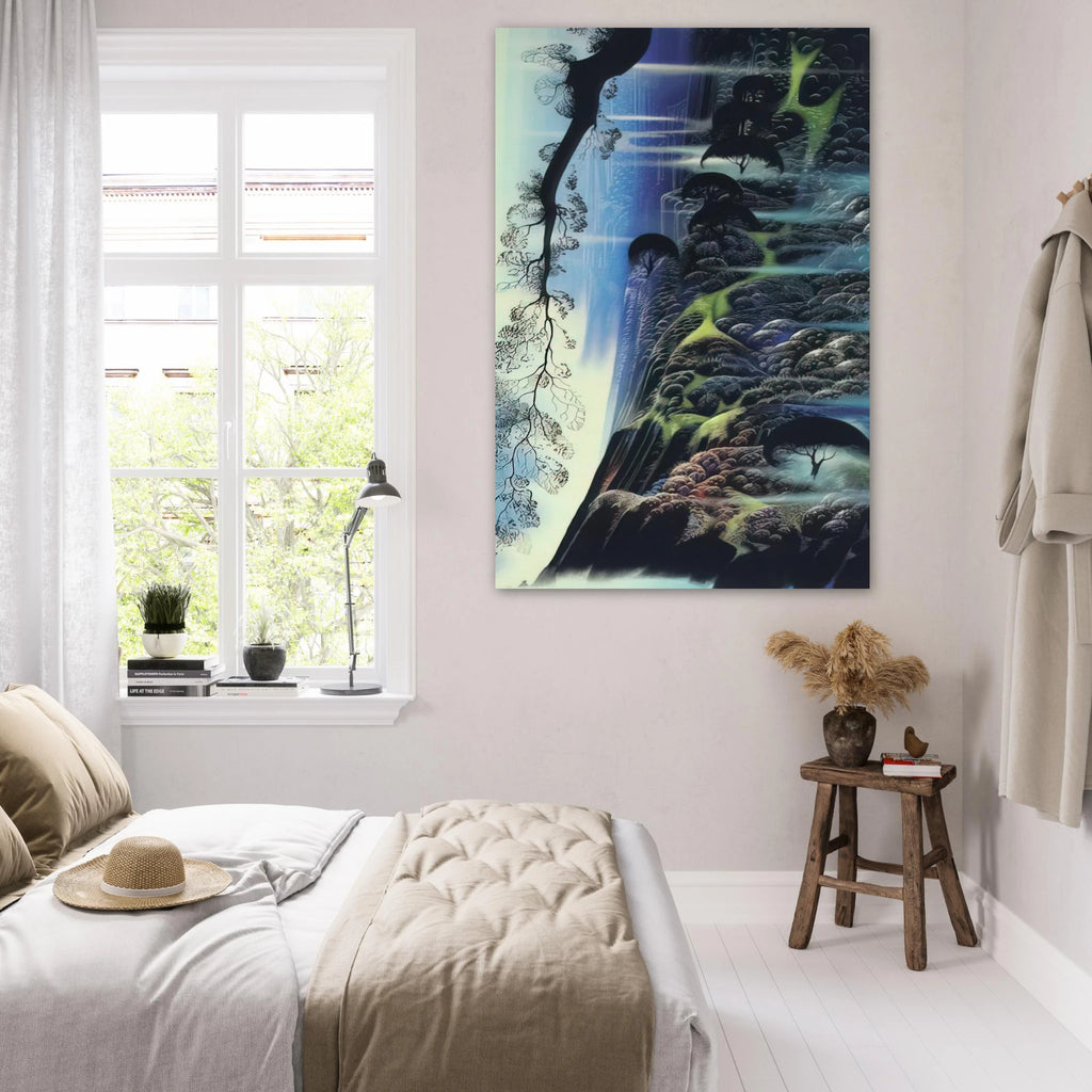 Steep Coast Line Poster | Eyvind Earle Poster | Eyvind Earle Prints