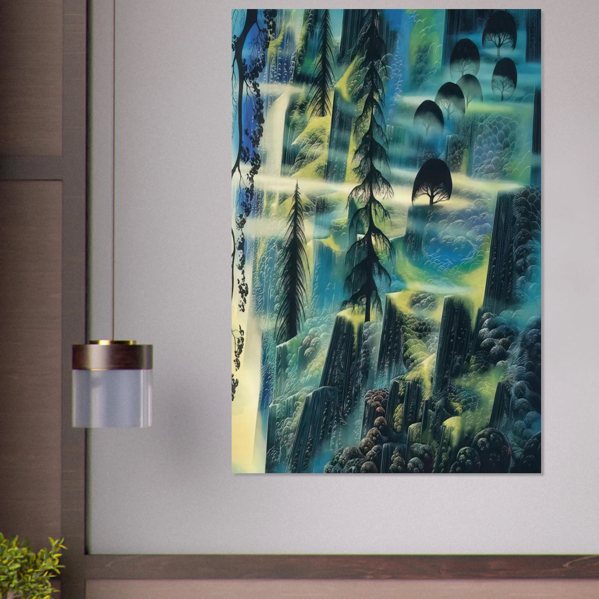Where Eagles Fly Poster | Eyvind Earle Poster | Eyvind Earle Prints