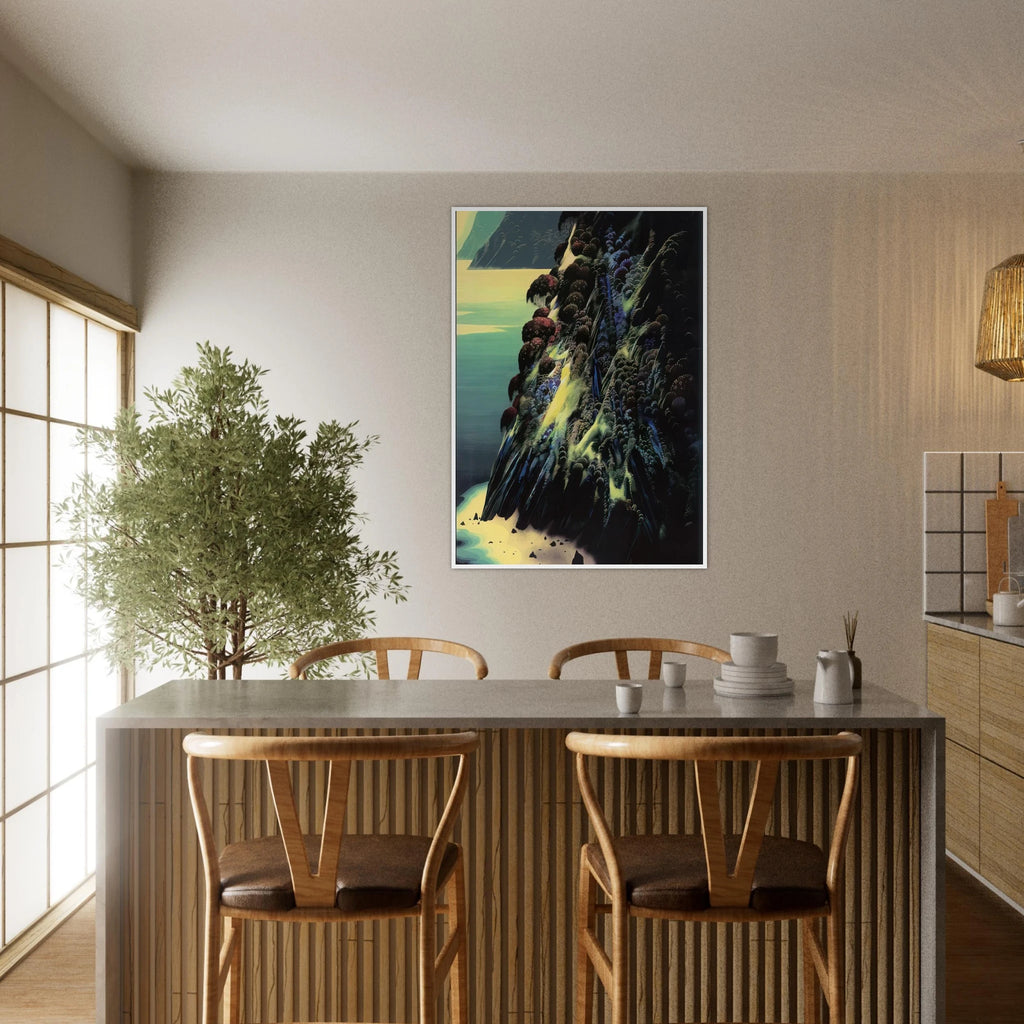 Big Sur Poem Framed Poster | Eyvind Earle Framed Prints Wall Art | Eyvind Earle Prints
