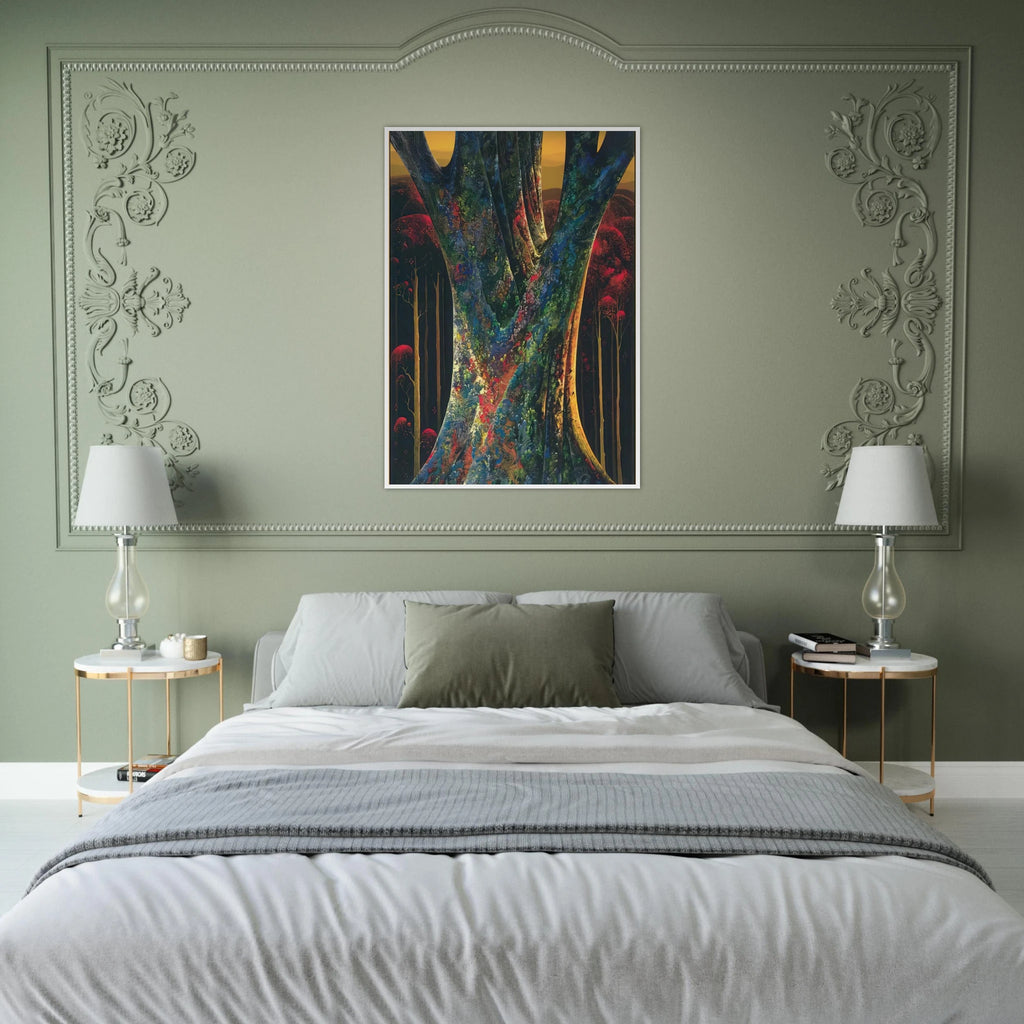 Majestic Tree Framed Poster | Eyvind Earle Framed Prints Wall Art | Eyvind Earle Prints