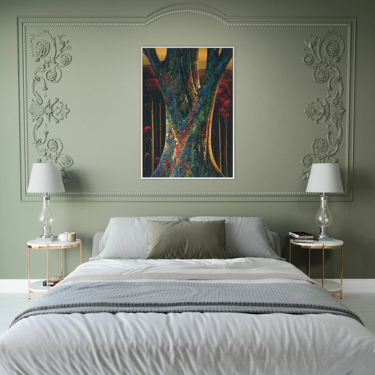 Majestic Tree Framed Poster | Eyvind Earle Framed Prints Wall Art | Eyvind Earle Prints