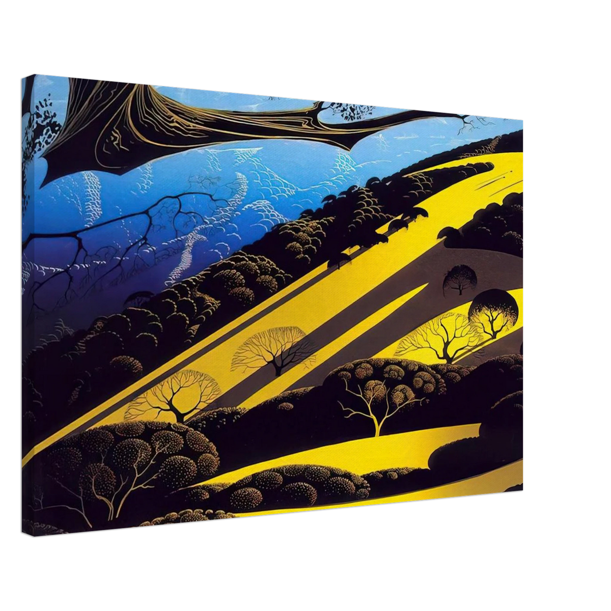 Gaviota Pass Canvas | Eyvind Earle Canvas | Eyvind Earle Prints