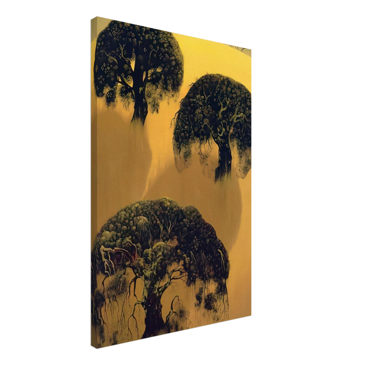 Three Oaks Canvas | Eyvind Earle Canvas | Eyvind Earle Prints
