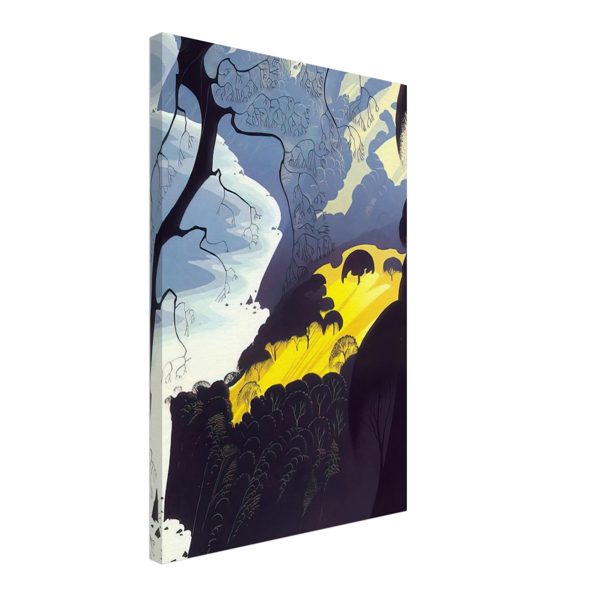 Carmel Highlands Canvas | Eyvind Earle Canvas | Eyvind Earle Prints