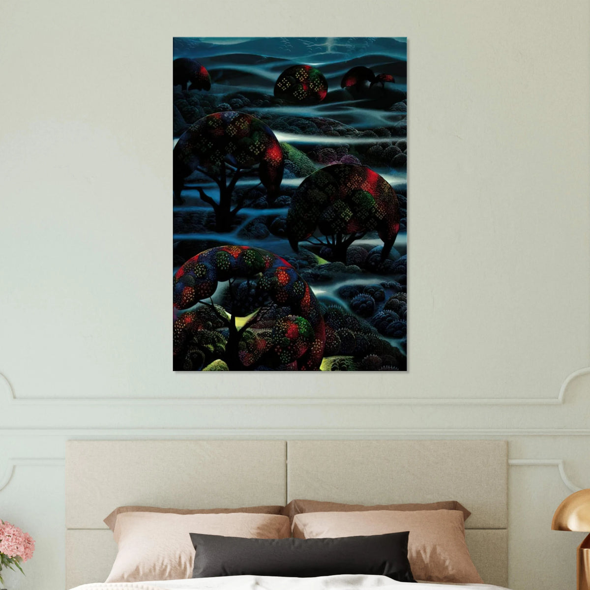 Garden of Dreams Canvas | Eyvind Earle Canvas | Eyvind Earle Prints