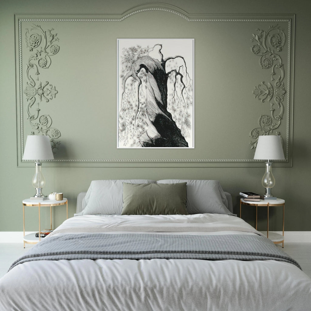 Pine Tree Framed Poster | Eyvind Earle Framed Prints Wall Art | Eyvind Earle Prints