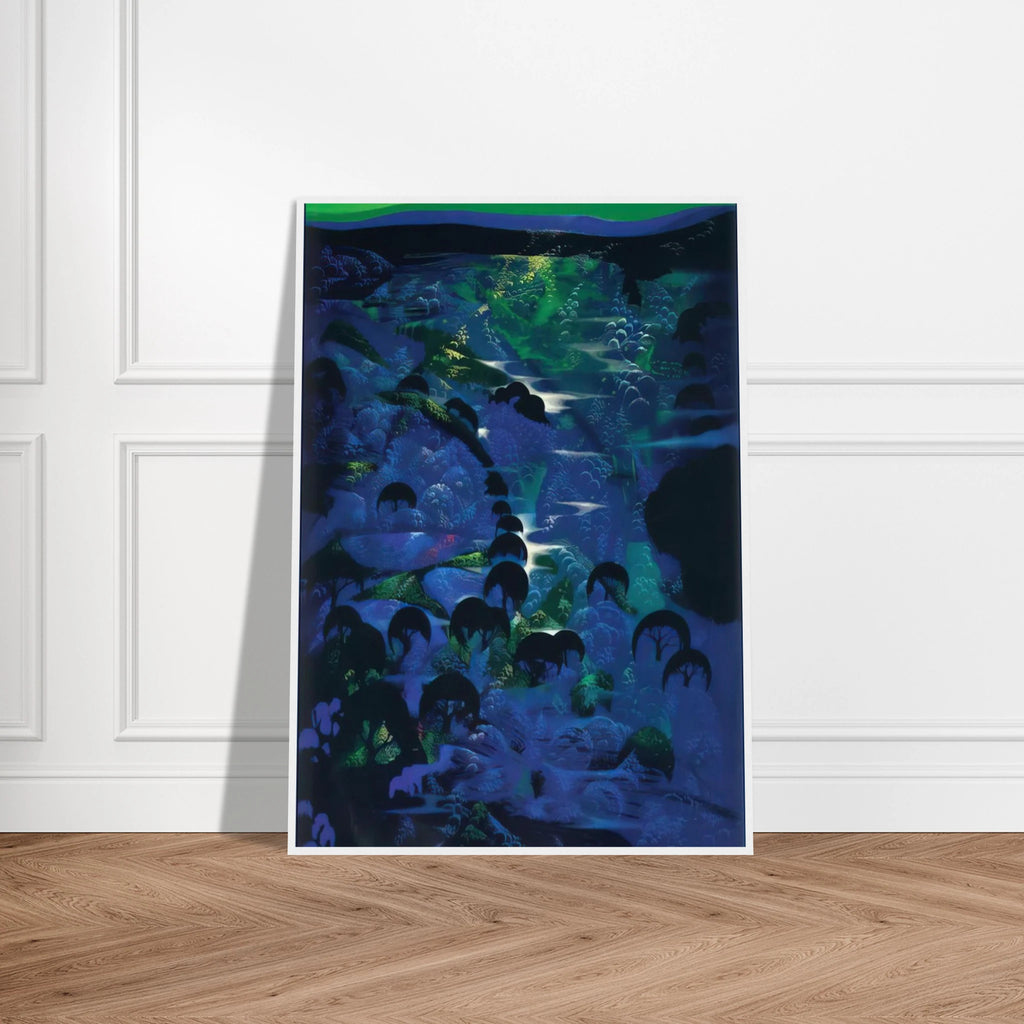 Beneath an Emerald Sky Framed Poster | Eyvind Earle Framed Prints Wall Art | Eyvind Earle Prints