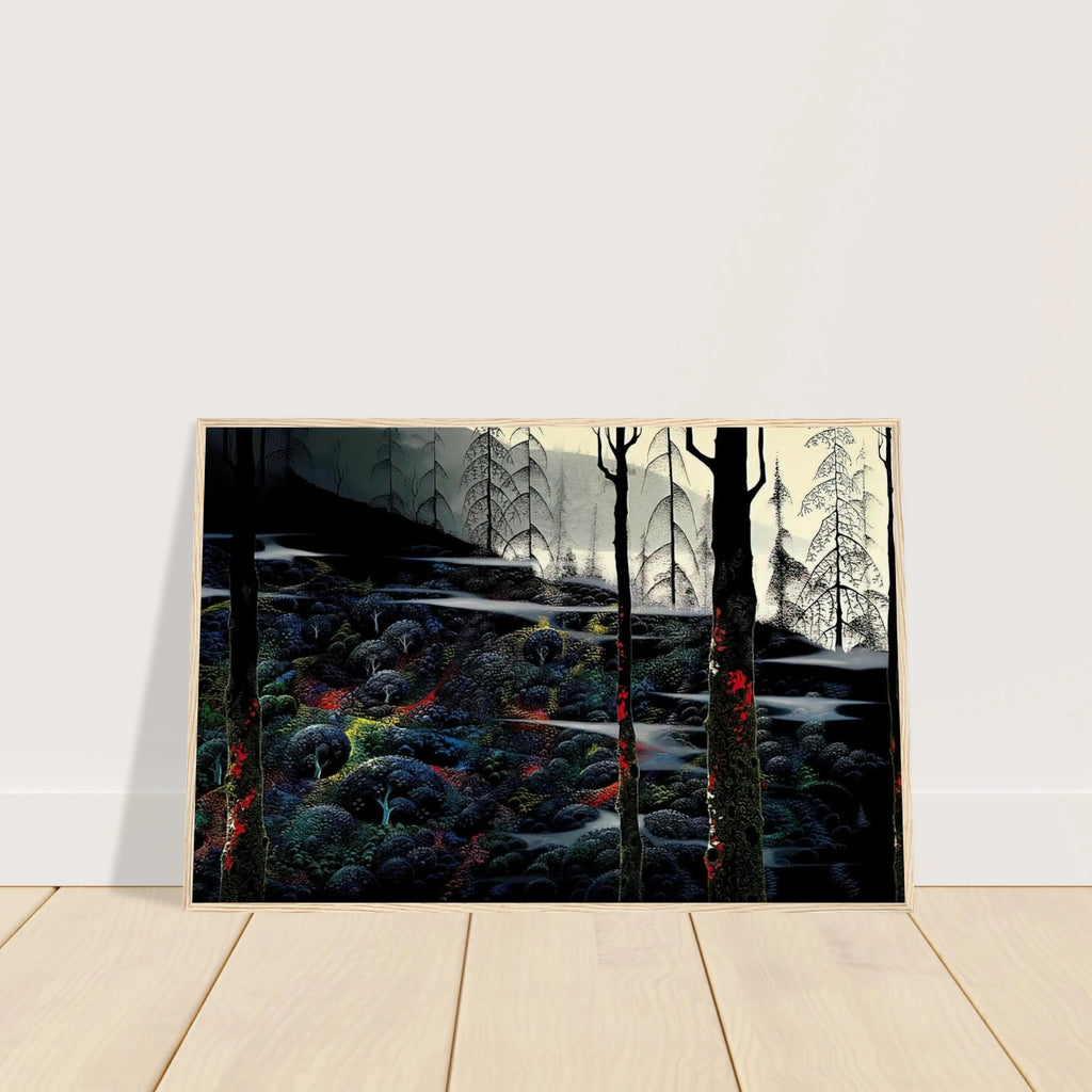 Dawn's First Light Framed Poster | Eyvind Earle Framed Prints Wall Art | Eyvind Earle Prints
