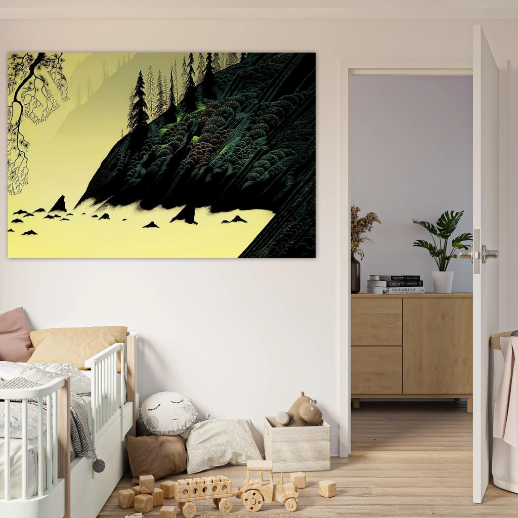 Spruce Redwood and Pine Poster | Eyvind Earle Poster | Eyvind Earle Prints