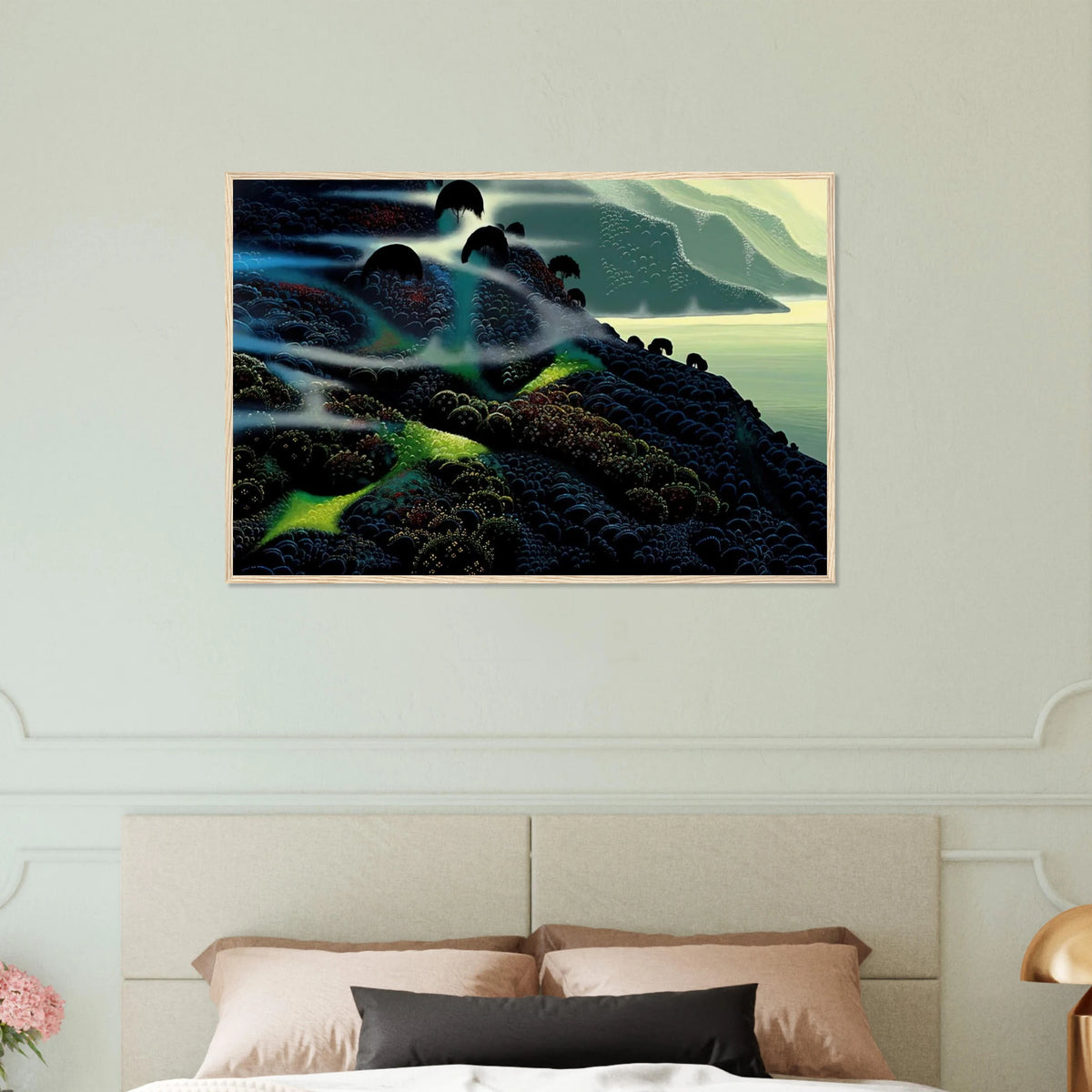 Ocean Paradise Framed Poster | Eyvind Earle Framed Prints Wall Art | Eyvind Earle Prints
