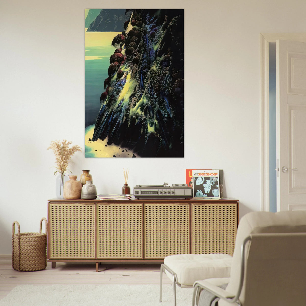 Big Sur Poem Poster | Eyvind Earle Poster | Eyvind Earle Prints