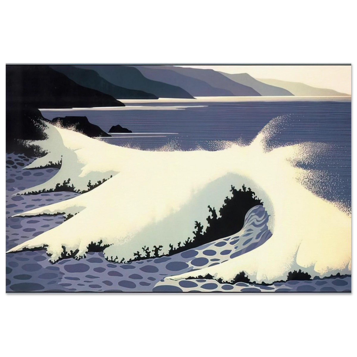 The White Wave Poster | Eyvind Earle Poster | Eyvind Earle Prints