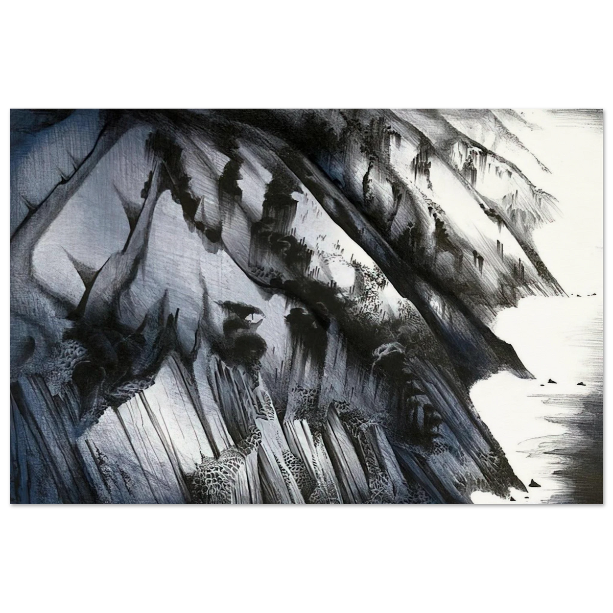 Cliffs of Darkness Poster | Eyvind Earle Poster | Eyvind Earle Prints