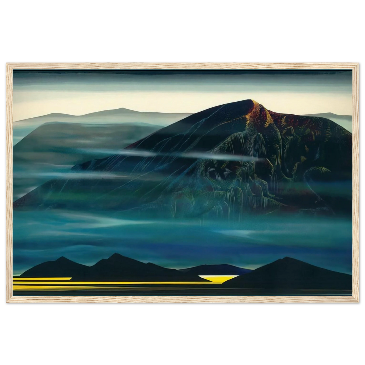 Santa Fe Trail new Serigrap Framed Poster | Eyvind Earle Framed Prints Wall Art | Eyvind Earle Prints