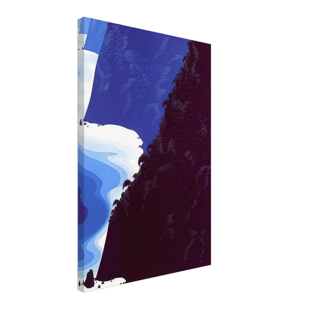 Blue Big Sur Canvas | Eyvind Earle Canvas | Eyvind Earle Prints